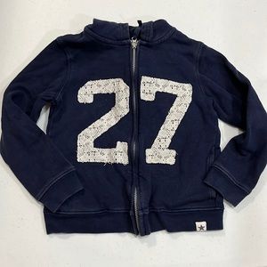 Carters 5T girls full-zip hoodie